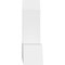 Ekena Millwork Portland Architectural Grade PVC Gable Bracket, 36"W x 21"H x 6"D x 6"F, 14/12 Pitch GBP036X21X0606POR00 - alternate 2